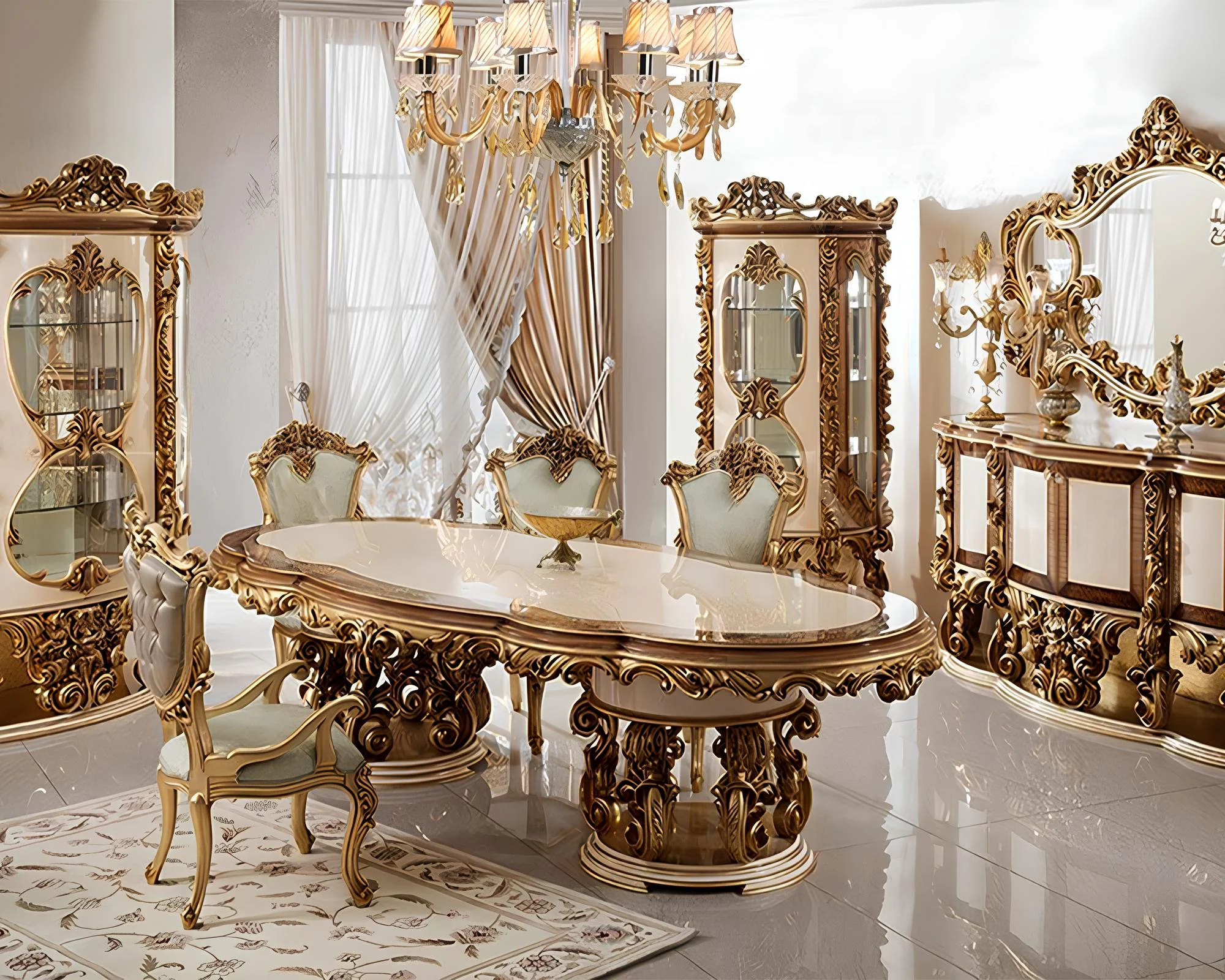 Luxury dining table