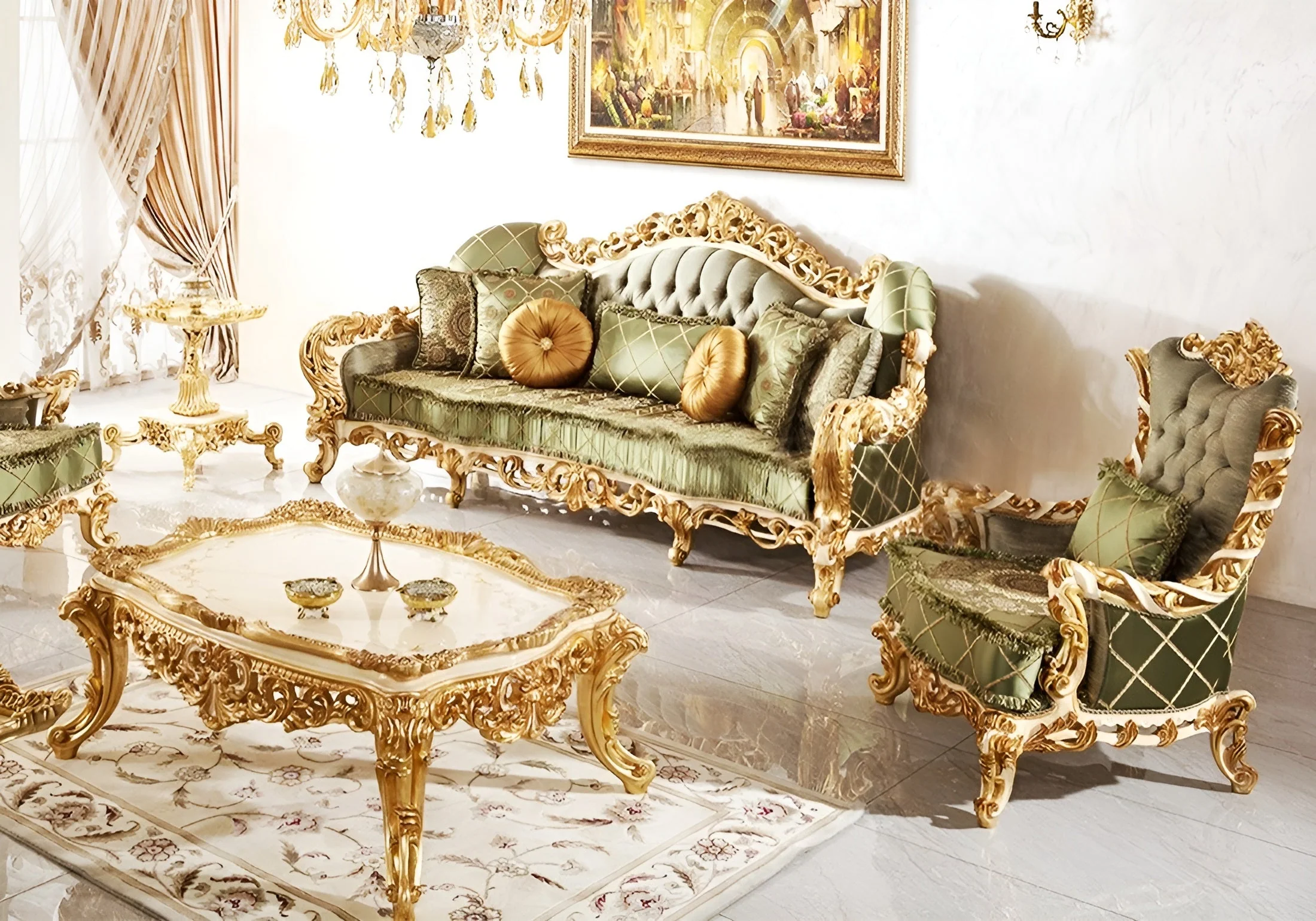 Luxury Sofa Set