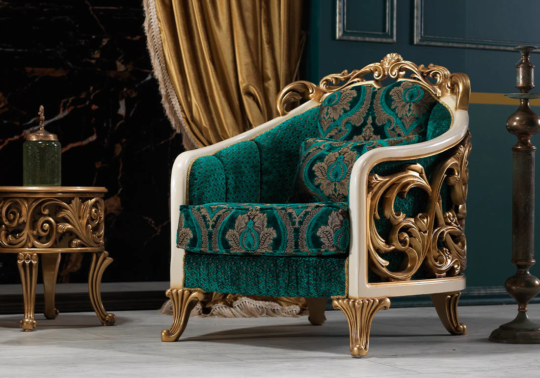 The Imperial Haven – Luxe Handcrafted Arm Chair